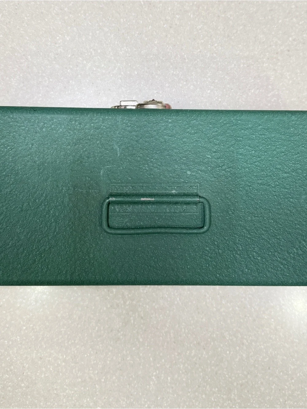 Vintage Steel Box, Green, 1949